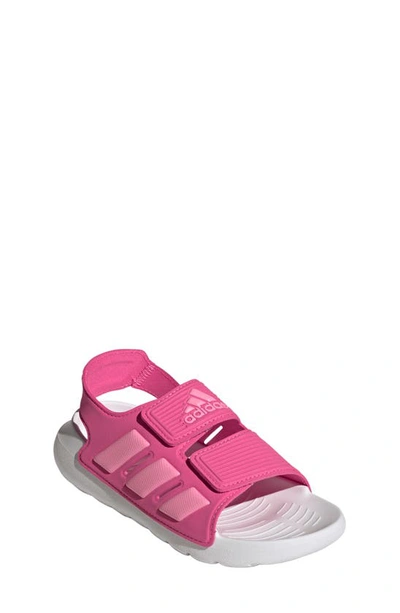 Adidas Originals Kids' Alta Swim 2.0 Sandal In Magenta/ Pink/ White