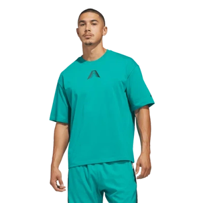 Adidas Originals Mens Adidas Anthony Edwards Believe That T-shirt In Equipment Green