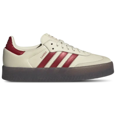 Adidas Originals Sambae In Cream White/team Victory Red/shadow Red
