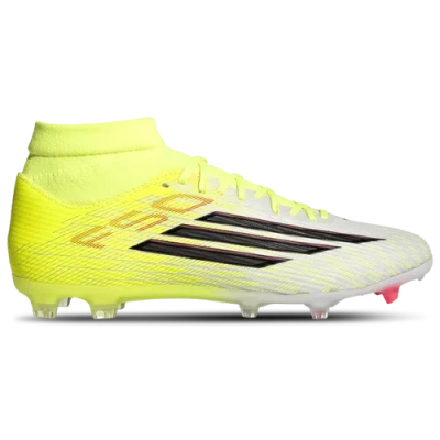 Adidas Originals Womens Adidas F50 League Mid Firm Ground In Core Black/team Solar Yellow