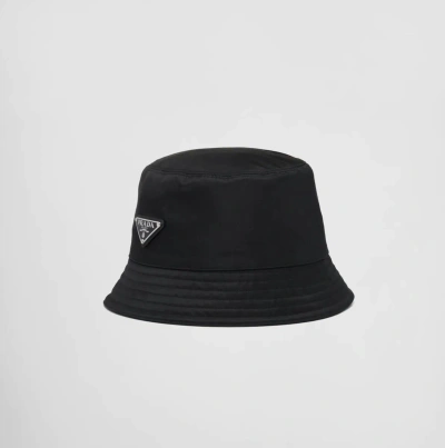 Pre-owned Adidas X Prada Adidas Re-nylon Bucket Hat In Black