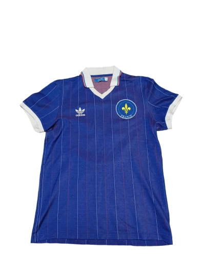 Pre-owned Adidas X Soccer Jersey Retro Style France Soccer National Team Kit Football In Blue