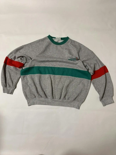 Pre-owned Adidas X Vintage Adidas Sport Vintage Grey Sweatshirt