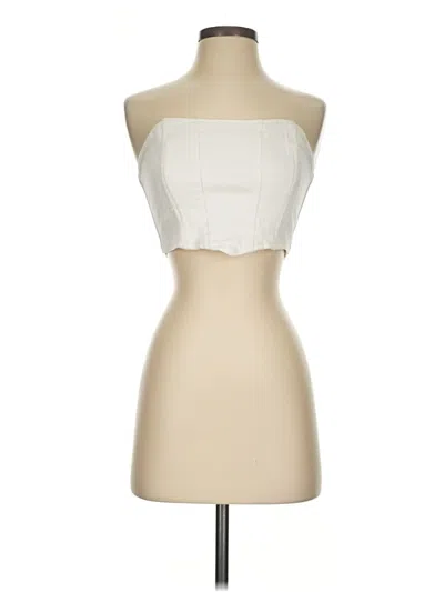 Pre-owned Adika Sleeveless Blouse In Ivory