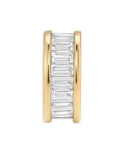 Adina Reyter 14k Yellow Gold Lab Grown Diamond Channel Set Baguette Big Bead Charm In Multi