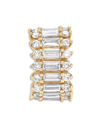 Adina Reyter 14k Yellow Gold Lab Grown Diamond Full Stack Big Bead In Multi
