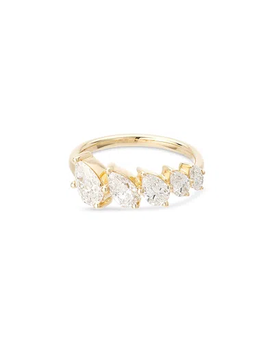 Adina Reyter 14k Yellow Gold Lab Grown Diamond Pear Ring