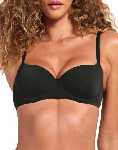 Adore Me Sissel Contour Balconette Bra In Black