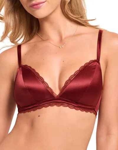 Adore Me Ursula Lightly Lined Plunge Bra In Brown