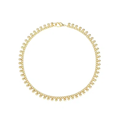 Adornia 14k Gold Plated Jingle Bells Anklet