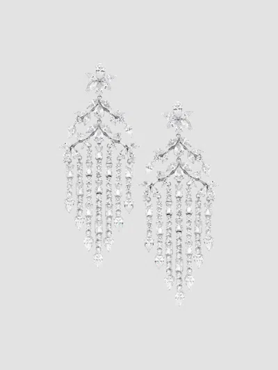 Adriana Orsini Women's Versailles Rhodium-plated & Cubic Zirconia Chandelier Earrings In Silver