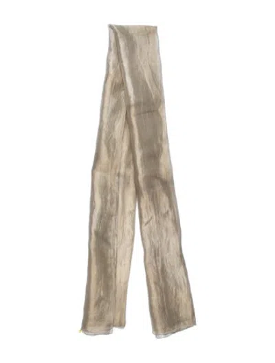 Pre-owned Adrienne Landau Shawl In Neutrals
