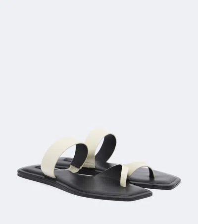 A.emery A. Emery Kasper Leather Sandals In White