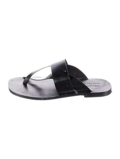 Pre-owned A.emery Leather Sandals In Black