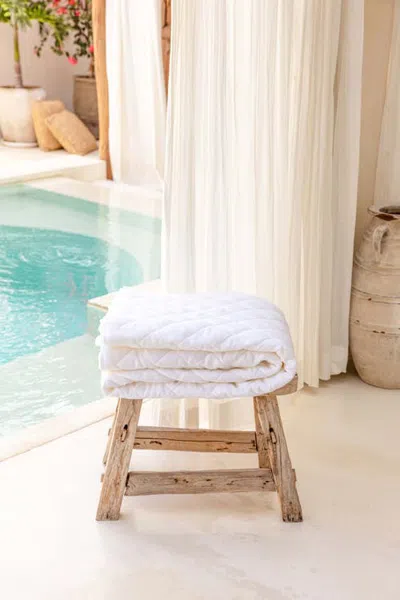 Aeptom Tencel Lyocell & Recycle Polyester Mattress Protector In White