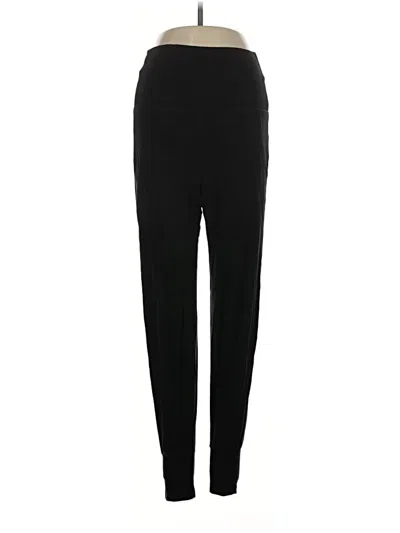 Pre-owned Aerie Track Pants In Black