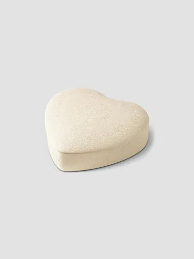 Aerin Shagreen Heart Jewelry Box In Neutral