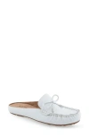 Aerosoles Cody Moc Toe Mule In White Leather