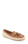 Aerosoles Deanna Tassel Loafer In Natural Raffia