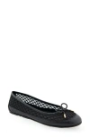 Aerosoles Palma Flat In Black Mesh