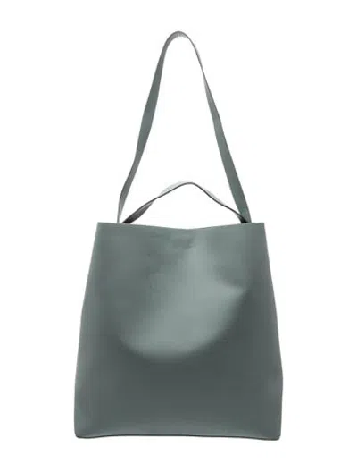 Pre-owned Aesther Ekme Leather Tote In Blue