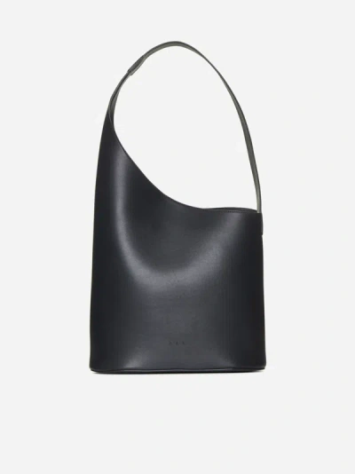 Aesther Ekme Lune Tote Smooth Leather Bag In Black