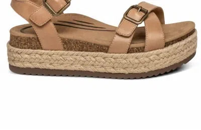 Aetrex Women's Paula 2 Sandal In Beige In Brown