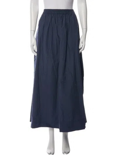 Pre-owned Aexae Long Skirt In Blue