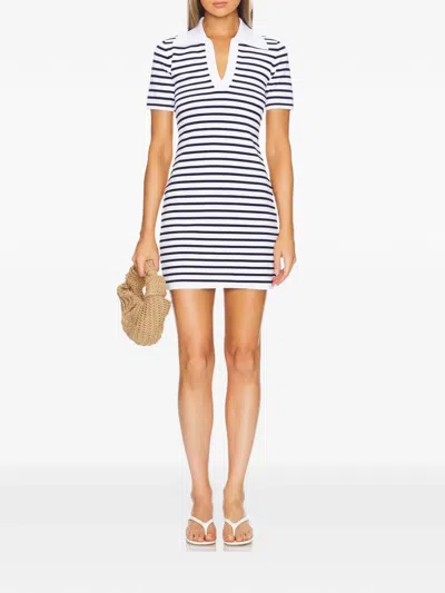 Aexae Striped Mini Dress In Multi