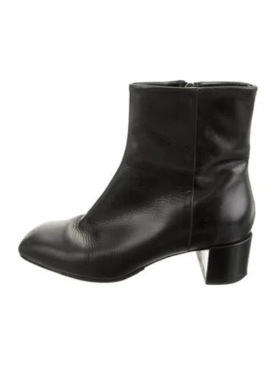 Pre-owned Aeyde Leather Boots In Green