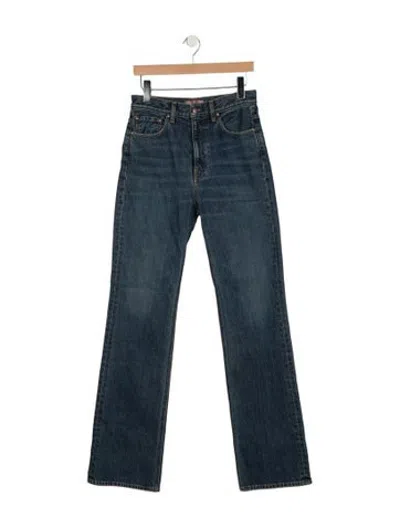Pre-owned Aflalo High-rise Straight Leg Jeans W/ Tags In Blue