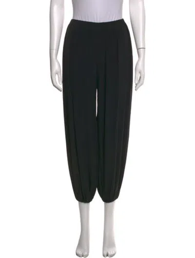 Pre-owned Aflalo Silk Wide Leg Pants In Black