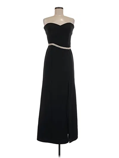 Pre-owned After Six Cocktail Dress In Black