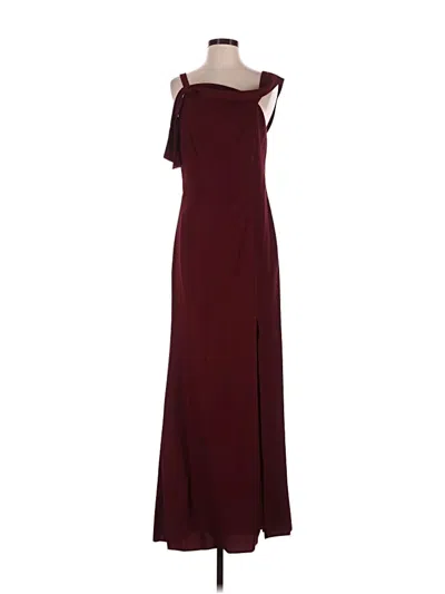 Pre-owned After Six Cocktail Dress In Burgundy