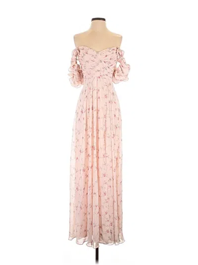 Pre-owned After Six Cocktail Dress In Pink