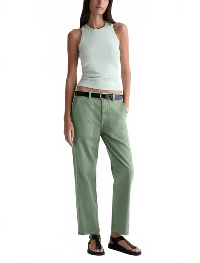 Ag Analeigh Pants In Sulfur Faded Moss In Multi
