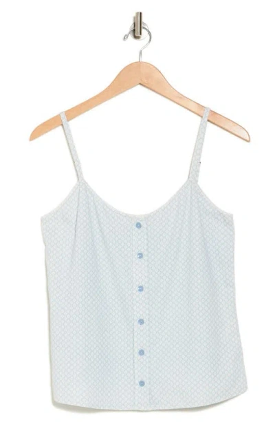 Ag Austen Print Button Front Camisole In Ditsy Tile