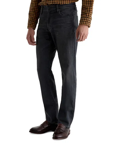 Ag Graduate Cotton Blend Straight Fit 32 Jeans In 7 Years Black Nile In Multi