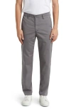 Ag Kullen Flat Front Cotton Blend Chinos In Folkestone Grey