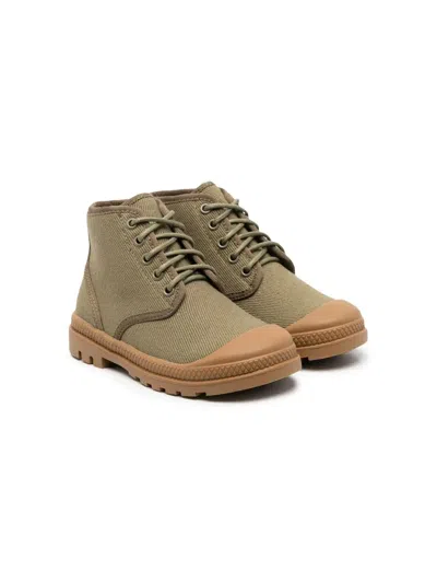 Age Of Innocence Kids' Gigi Panelled Ankle Boots In Green