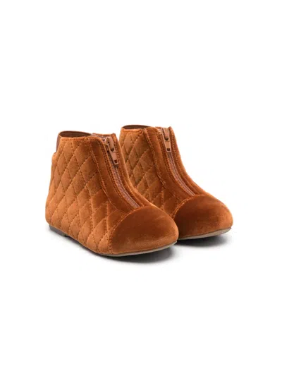 Age Of Innocence Kids' Nicole Quilted Boots In Brown