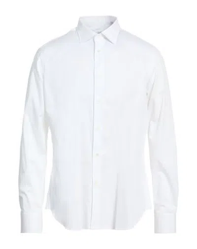 Agho Man Shirt White Size 17 ½ Cotton