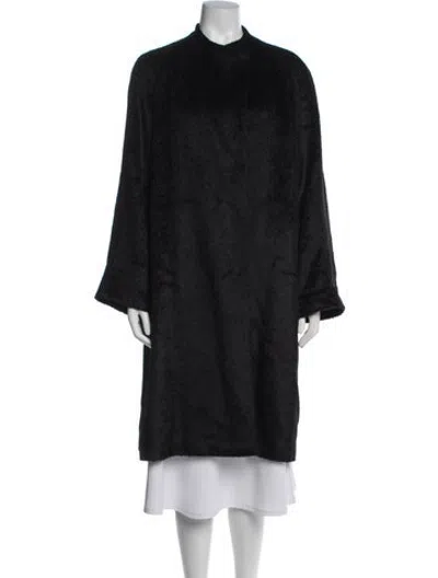 Pre-owned Agnona Coat In Black