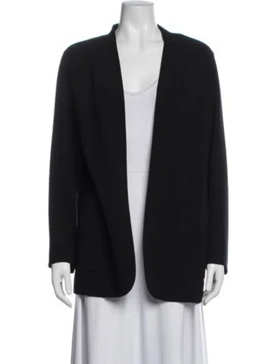 Pre-owned Agnona Wool Jacket In Black