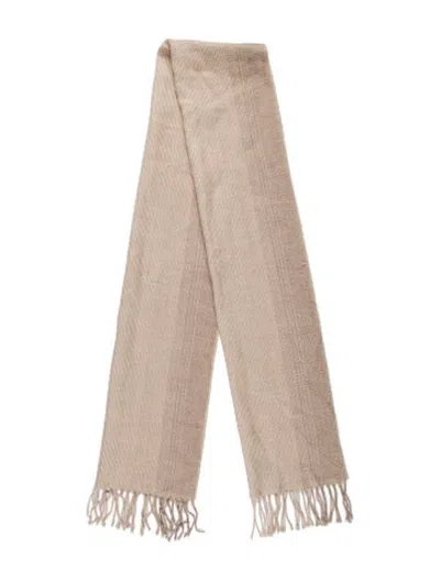 Pre-owned Agnona Wool Scarf In Neutrals