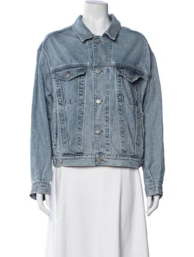Pre-owned Agolde Denim Jacket In Blue
