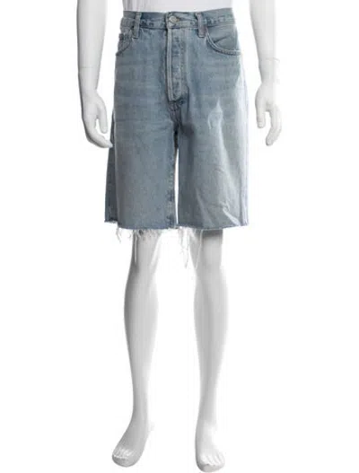 Pre-owned Agolde Denim Shorts In Blue