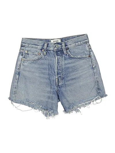 Pre-owned Agolde Denim Shorts In Blue