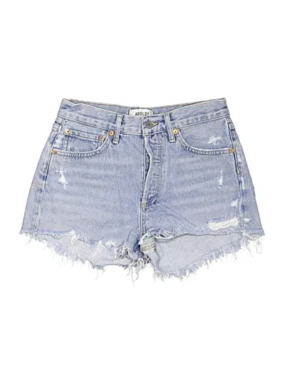Pre-owned Agolde Denim Shorts In Blue