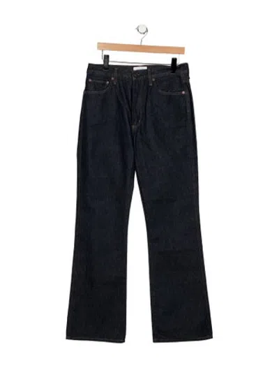Pre-owned Agolde High-rise Flared Jeans In Blue